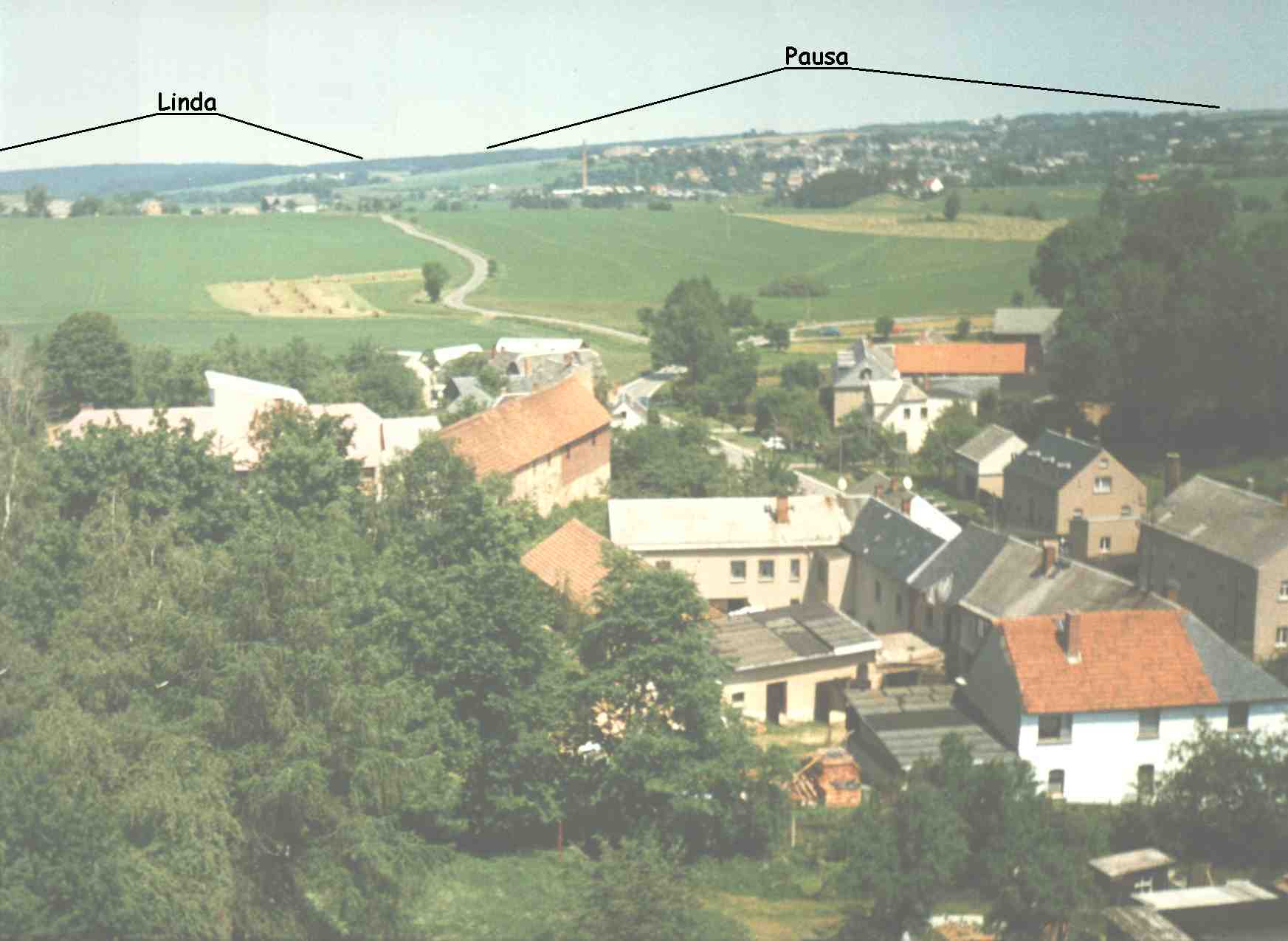 Der n�rdliche Ortsausgang und ein Blick zum Horizont